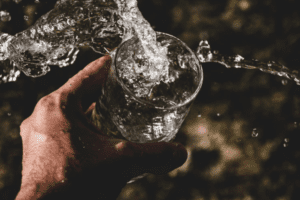 drinking water