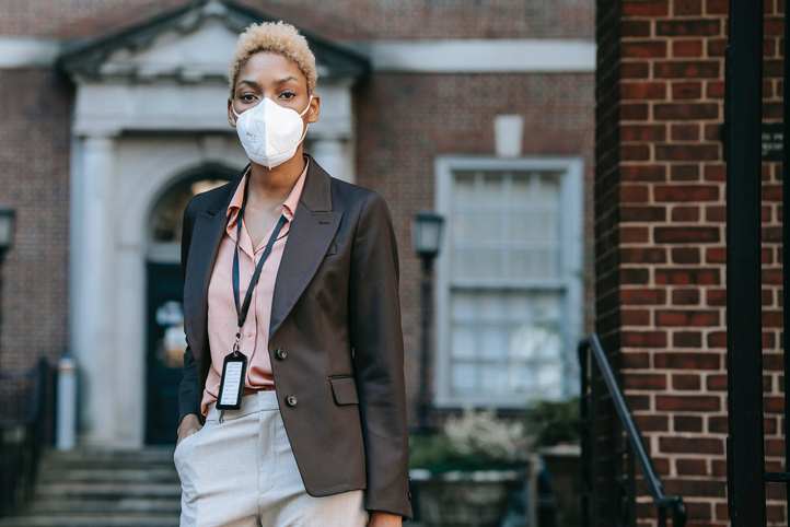 an office woman